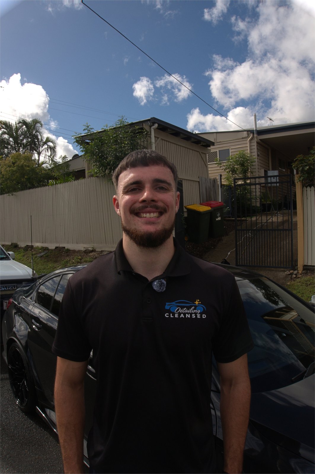 Brock Renouf, founder of Cleansed Detailing, in Brisbane